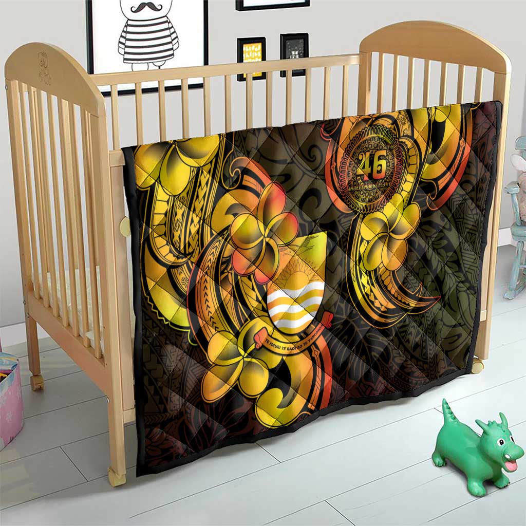 Personalised Kiribati Independence Day Quilt 46th Anniversary