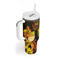 Personalised Kiribati Independence Day Tumbler With Handle 46th Anniversary