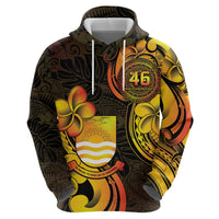 Personalised Kiribati Independence Day Zip Hoodie 46th Anniversary