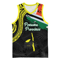 Personalised Vanuatu Penama Day Basketball Jersey Grunge Flag Style LT05 Unisex Black - Polynesian Pride