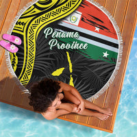 Vanuatu Penama Day Beach Blanket Grunge Flag Style LT05 - Polynesian Pride