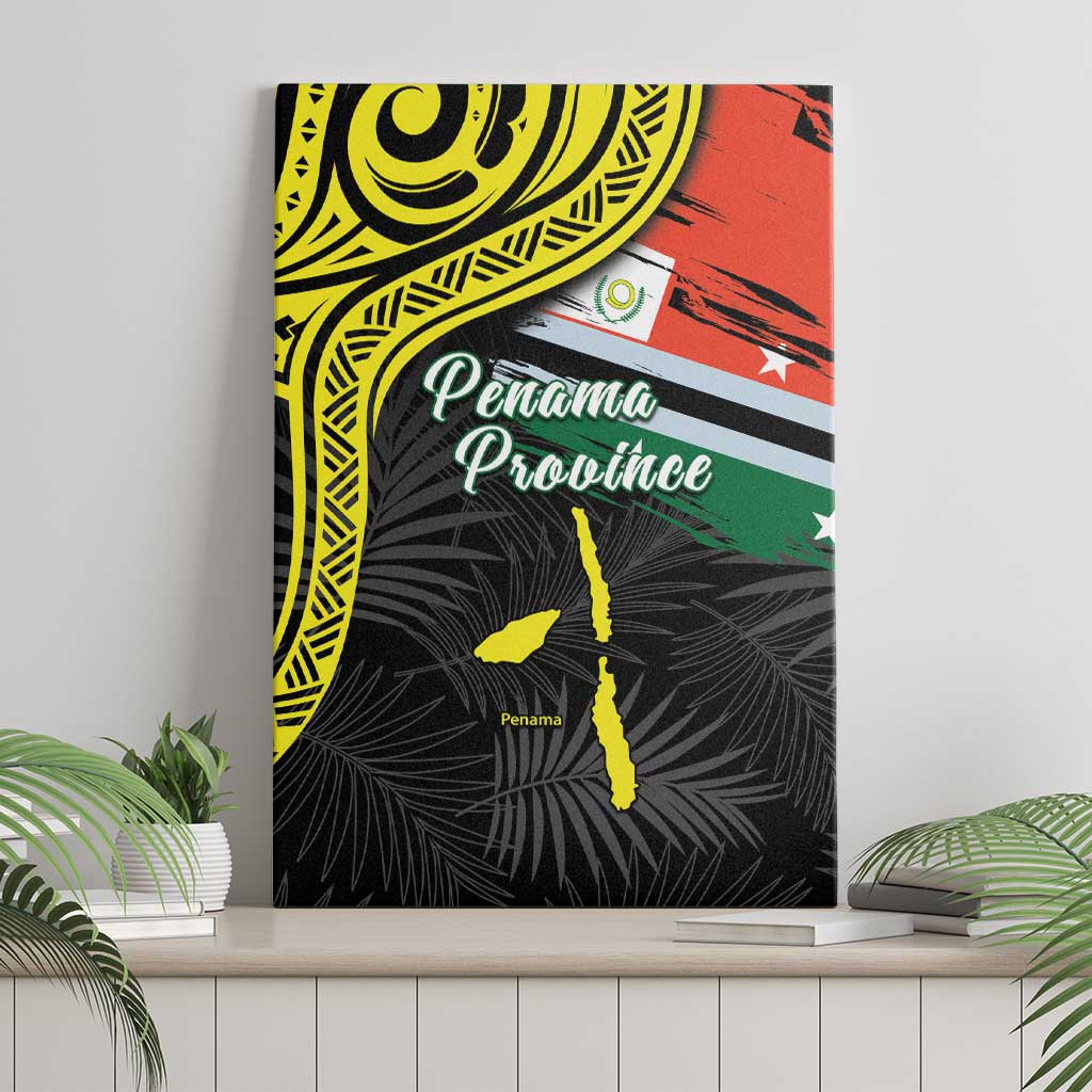 Vanuatu Penama Day Canvas Wall Art Grunge Flag Style LT05 - Polynesian Pride