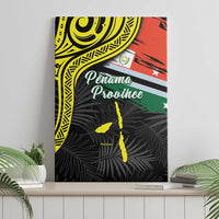 Vanuatu Penama Day Canvas Wall Art Grunge Flag Style LT05 - Polynesian Pride