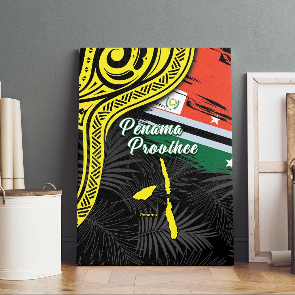 Vanuatu Penama Day Canvas Wall Art Grunge Flag Style LT05 - Polynesian Pride