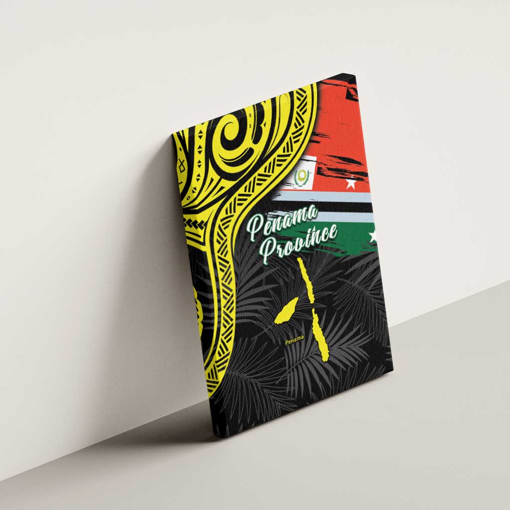 Vanuatu Penama Day Canvas Wall Art Grunge Flag Style LT05 - Polynesian Pride
