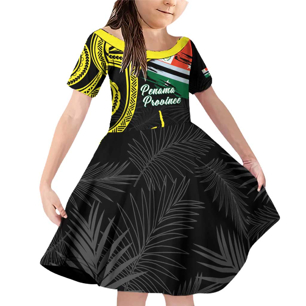 Personalised Vanuatu Penama Day Family Matching Off Shoulder Short Dress and Hawaiian Shirt Grunge Flag Style - Polynesian Pride