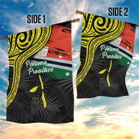 Vanuatu Penama Day Garden Flag Grunge Flag Style - Polynesian Pride