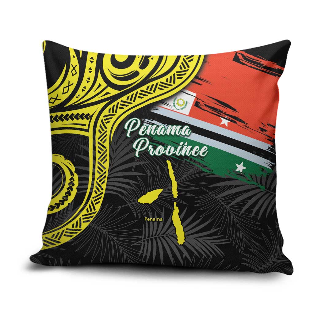 Vanuatu Penama Day Pillow Cover Grunge Flag Style - Polynesian Pride