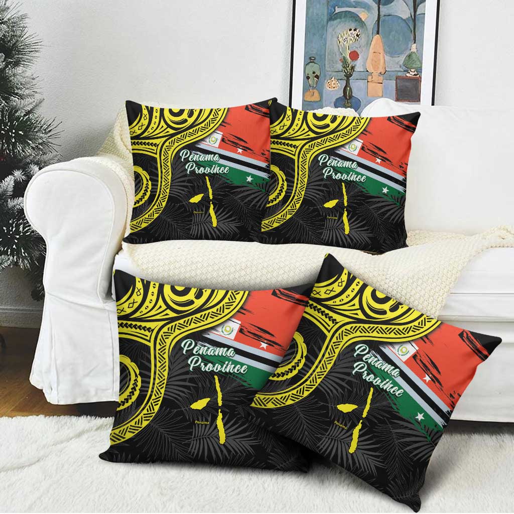 Vanuatu Penama Day Pillow Cover Grunge Flag Style - Polynesian Pride