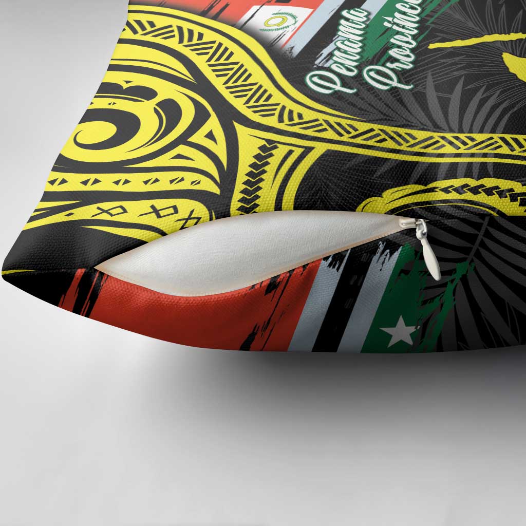 Vanuatu Penama Day Pillow Cover Grunge Flag Style - Polynesian Pride