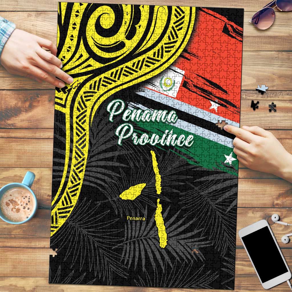 Vanuatu Penama Day Puzzle Grunge Flag Style LT05 Black - Polynesian Pride