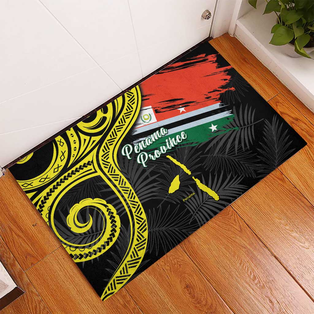 Vanuatu Penama Day Rubber Doormat Grunge Flag Style LT05 - Polynesian Pride