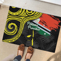 Vanuatu Penama Day Rubber Doormat Grunge Flag Style LT05 - Polynesian Pride