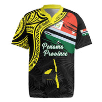 Personalised Vanuatu Penama Day Rugby Jersey Grunge Flag Style LT05 Black - Polynesian Pride