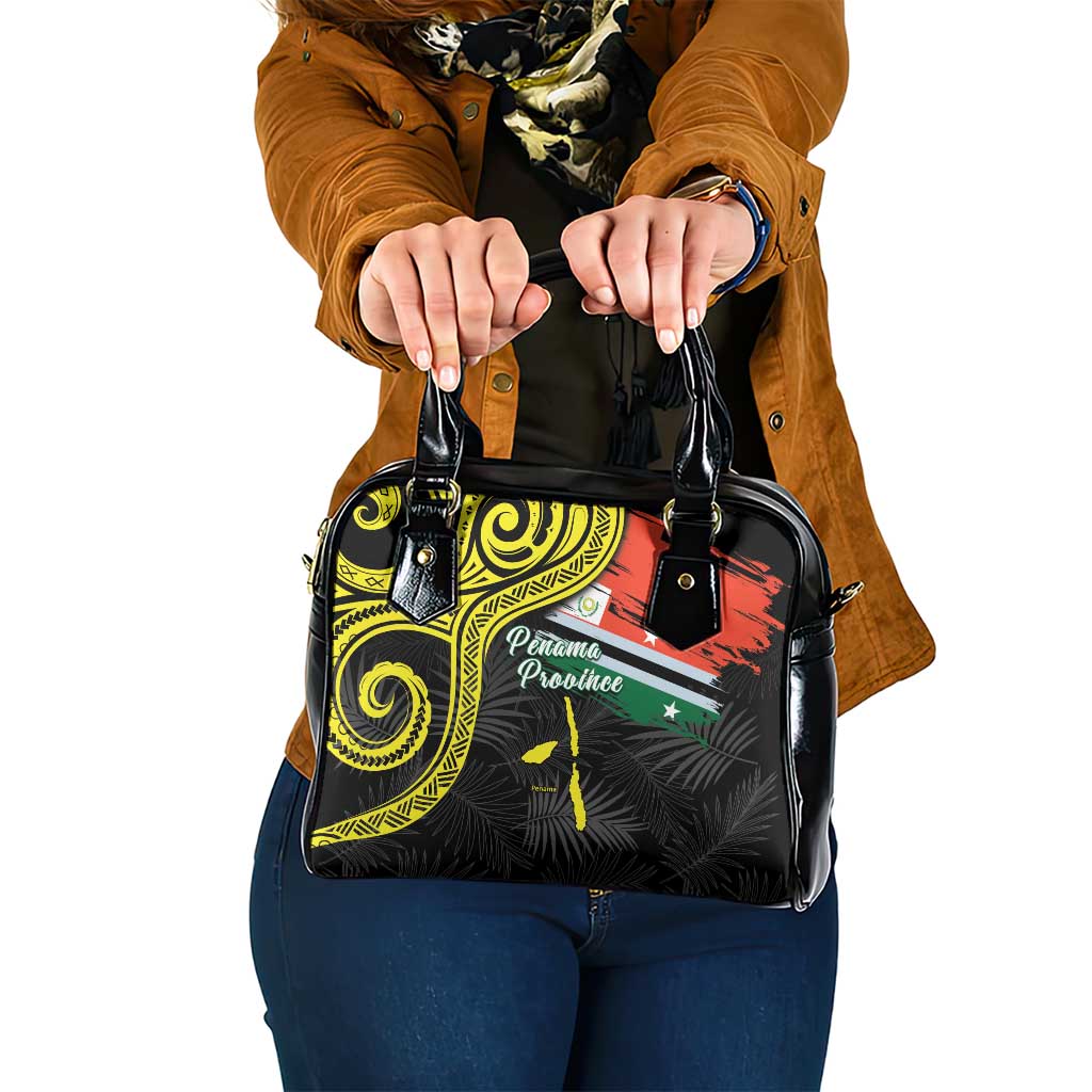 Vanuatu Penama Day Shoulder Handbag Grunge Flag Style - Polynesian Pride