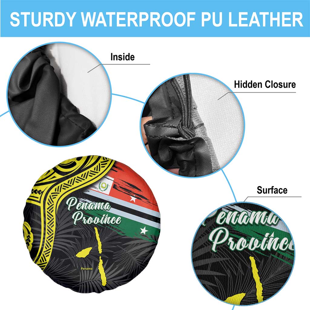 Vanuatu Penama Day Spare Tire Cover Grunge Flag Style - Polynesian Pride