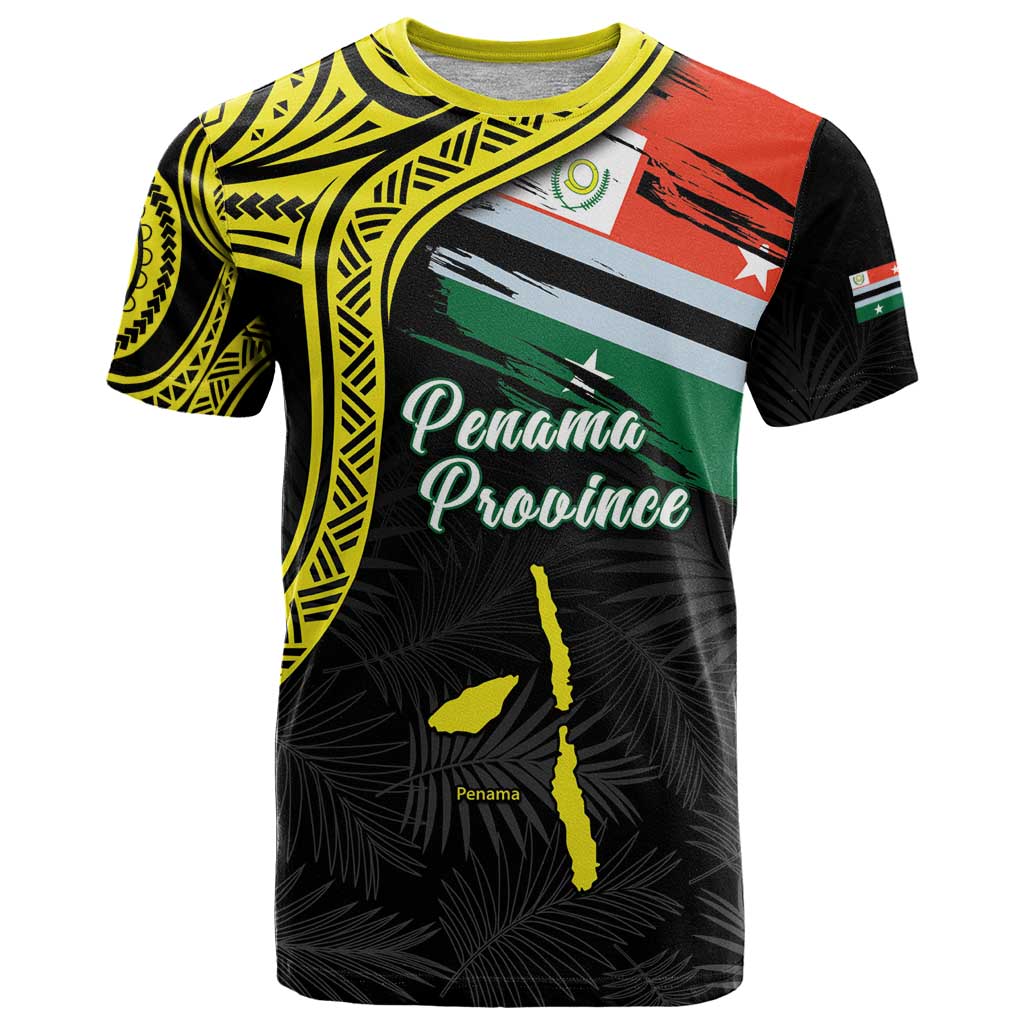 Personalised Vanuatu Penama Day T Shirt Grunge Flag Style - Polynesian Pride