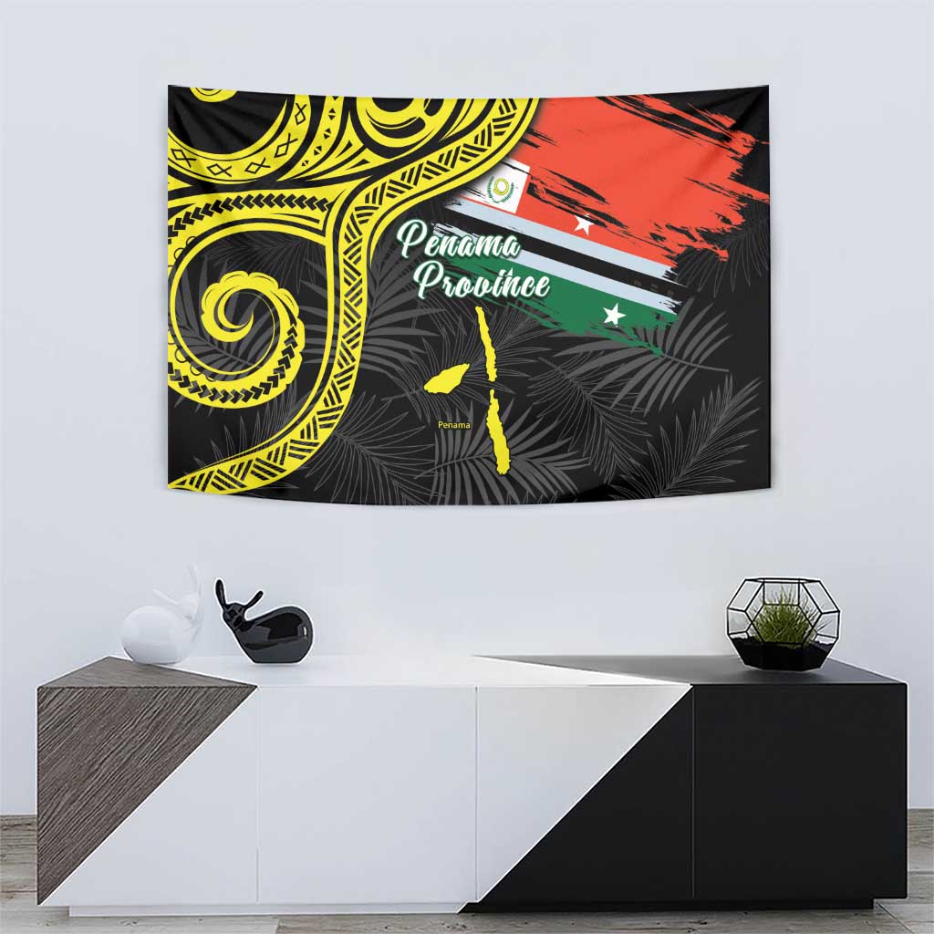 Vanuatu Penama Day Tapestry Grunge Flag Style - Polynesian Pride