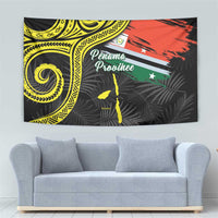 Vanuatu Penama Day Tapestry Grunge Flag Style - Polynesian Pride