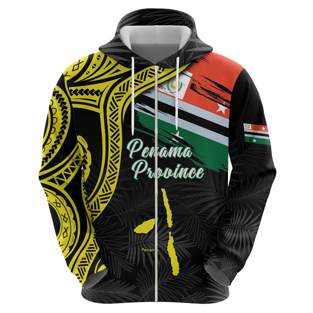 Personalised Vanuatu Penama Day Zip Hoodie Grunge Flag Style - Polynesian Pride