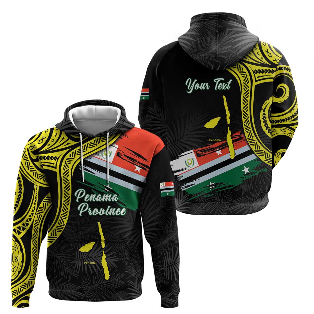 Personalised Vanuatu Penama Day Zip Hoodie Grunge Flag Style - Polynesian Pride