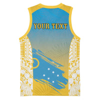Personalised Vanuatu Sanma Day Basketball Jersey Special Style LT05 - Polynesian Pride