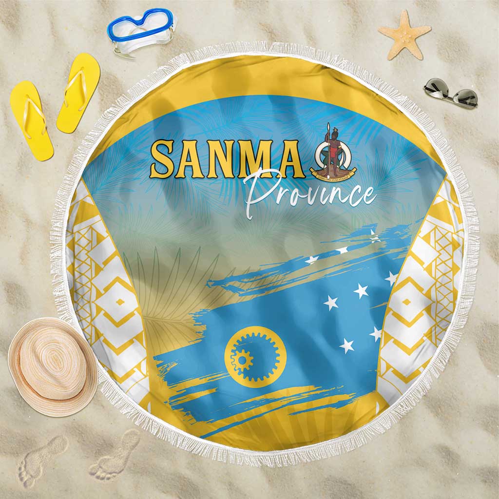 Vanuatu Sanma Day Beach Blanket Special Style LT05 One Size 150cm Yellow - Polynesian Pride