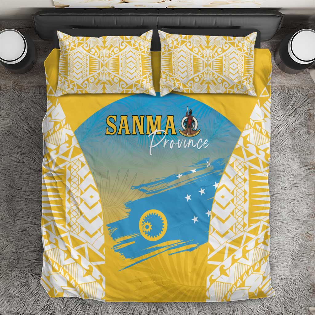 Vanuatu Sanma Day Bedding Set Special Style - Polynesian Pride
