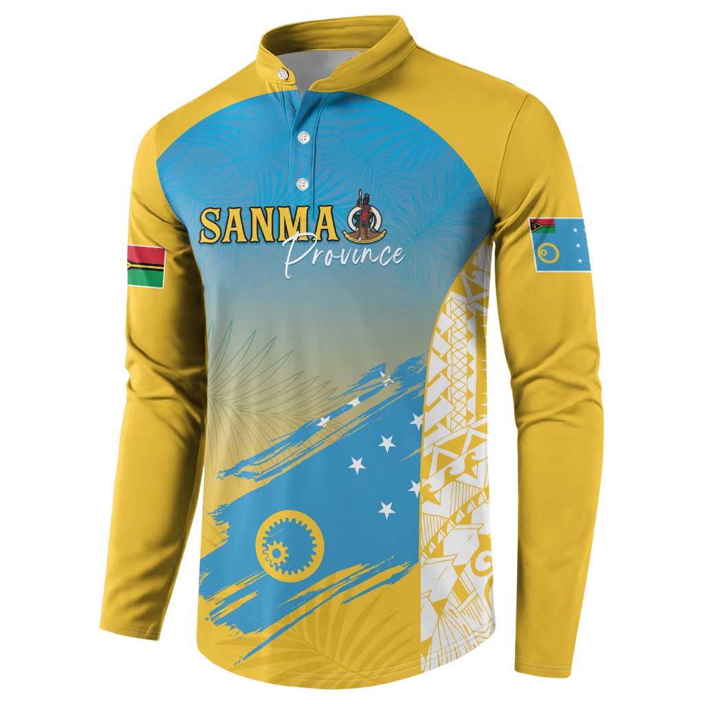 Personalised Vanuatu Sanma Day Button Sweatshirt Special Style LT05 - Polynesian Pride