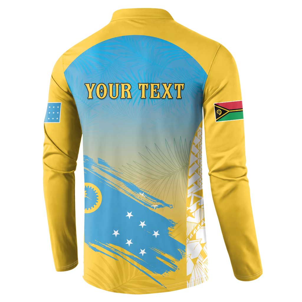 Personalised Vanuatu Sanma Day Button Sweatshirt Special Style LT05 - Polynesian Pride