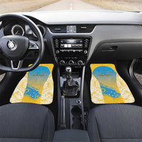 Vanuatu Sanma Day Car Mats Special Style LT05 Set 2pcs - Front Yellow - Polynesian Pride