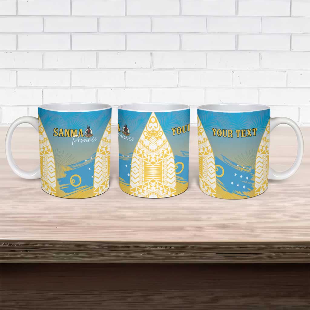Personalised Vanuatu Sanma Day Ceramic Mug Special Style - Polynesian Pride