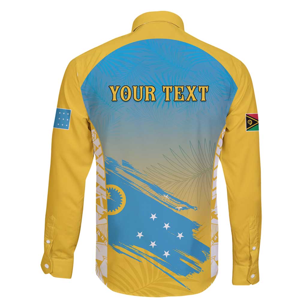 Personalised Vanuatu Sanma Day Family Matching Long Sleeve Bodycon Dress and Hawaiian Shirt Special Style - Polynesian Pride