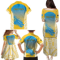 Personalised Vanuatu Sanma Day Family Matching Puletasi and Hawaiian Shirt Special Style LT05 - Polynesian Pride