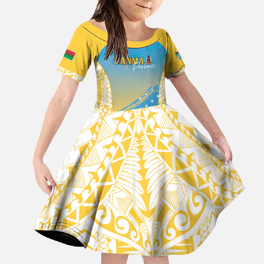 Personalised Vanuatu Sanma Day Family Matching Short Sleeve Bodycon Dress and Hawaiian Shirt Special Style - Polynesian Pride