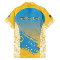 Personalised Vanuatu Sanma Day Family Matching Short Sleeve Bodycon Dress and Hawaiian Shirt Special Style - Polynesian Pride