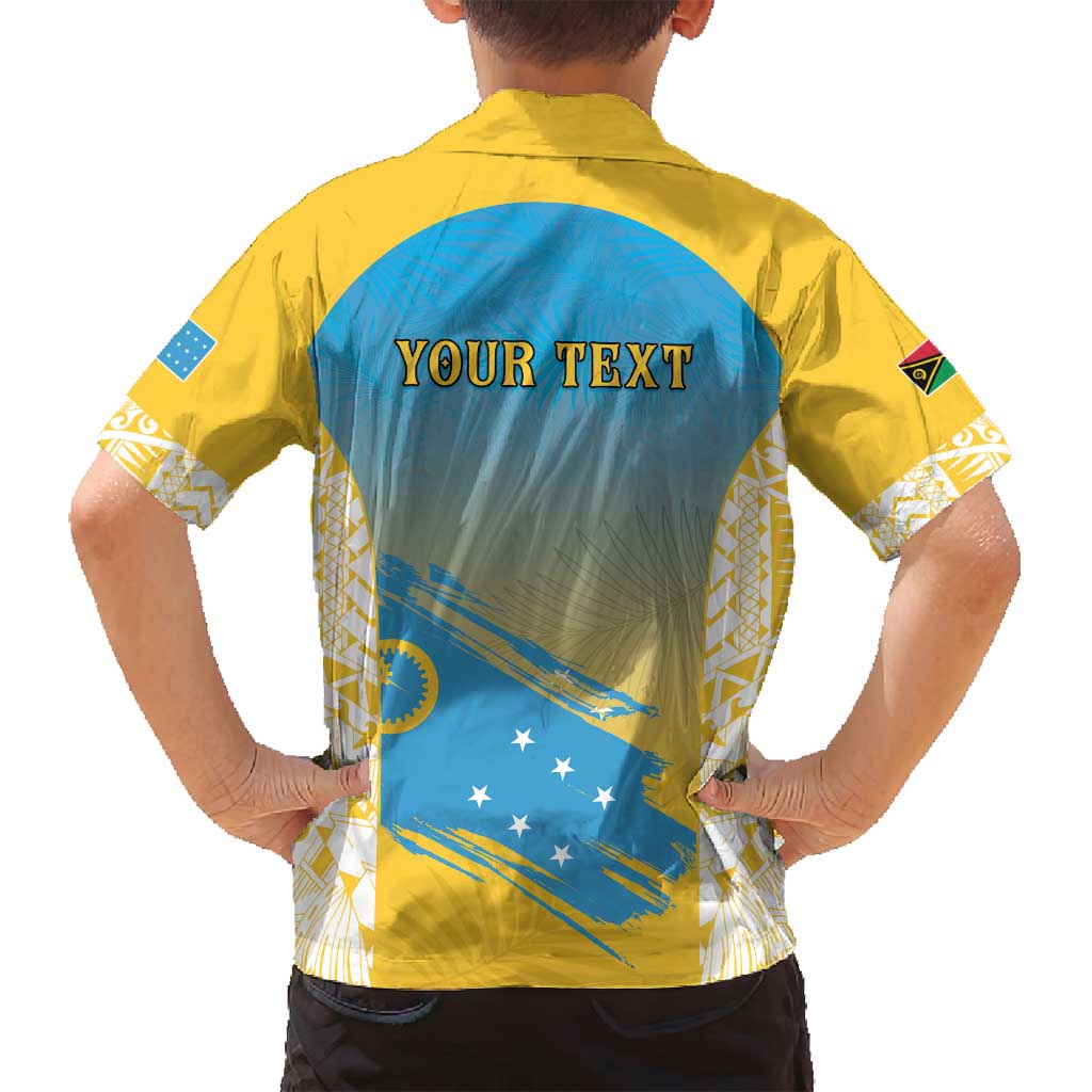 Personalised Vanuatu Sanma Day Family Matching Summer Maxi Dress and Hawaiian Shirt Special Style - Polynesian Pride