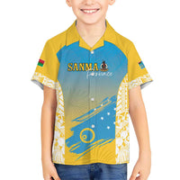 Personalised Vanuatu Sanma Day Kid Hawaiian Shirt Special Style - Polynesian Pride