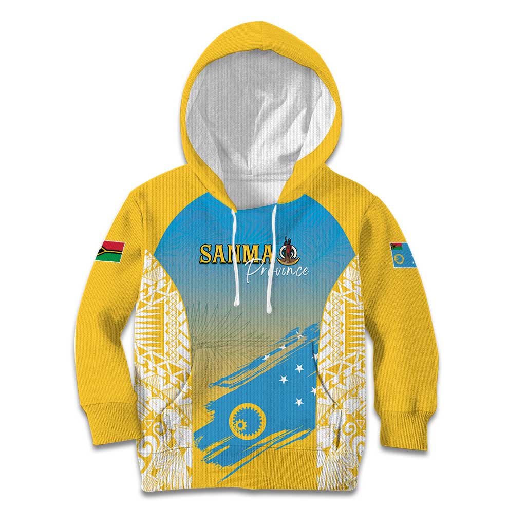 Personalised Vanuatu Sanma Day Kid Hoodie Special Style - Polynesian Pride