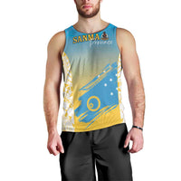 Personalised Vanuatu Sanma Day Men Tank Top Special Style LT05 - Polynesian Pride
