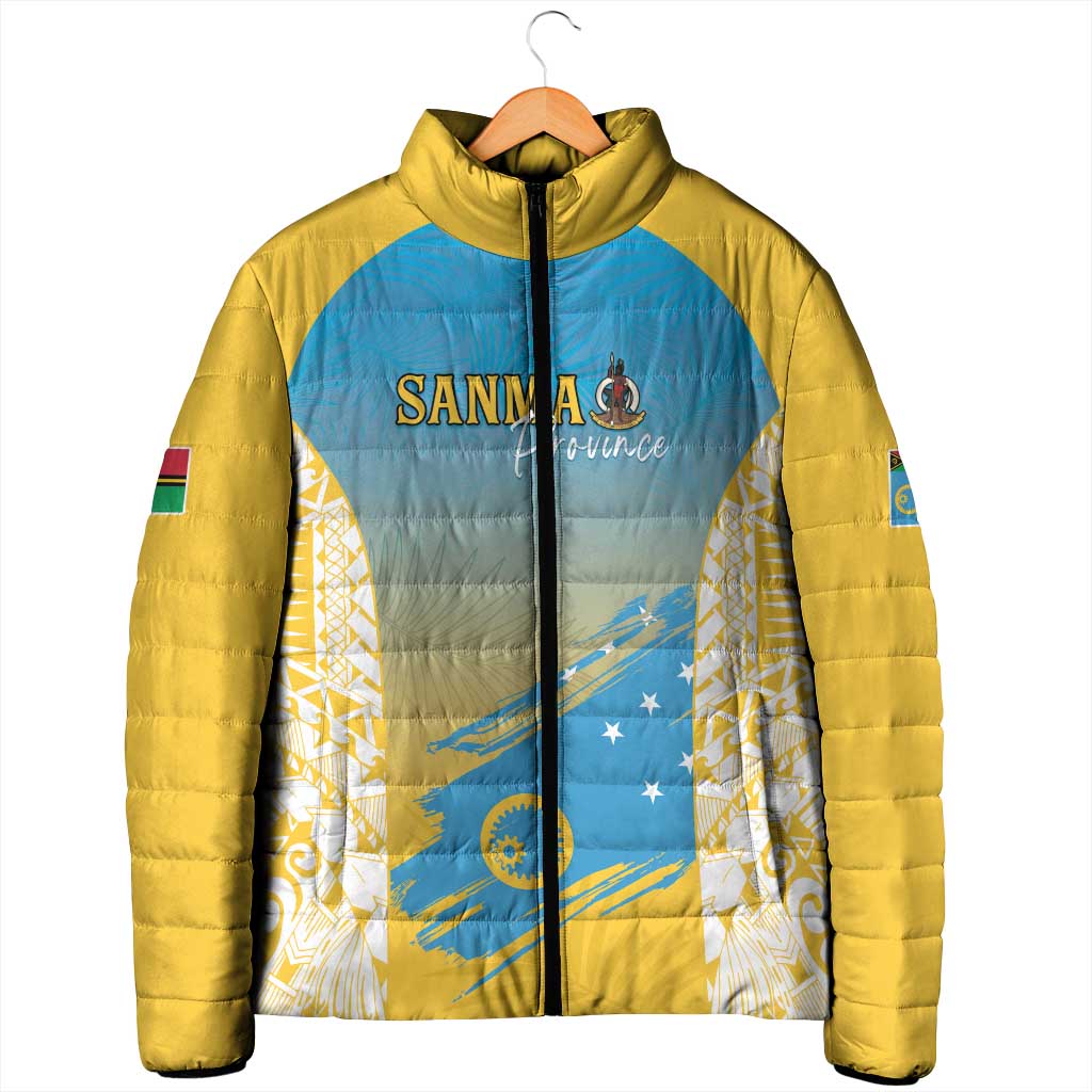Personalised Vanuatu Sanma Day Padded Jacket Special Style LT05 - Polynesian Pride