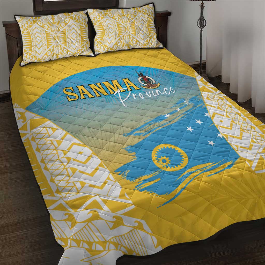 Vanuatu Sanma Day Quilt Bed Set Special Style - Polynesian Pride