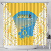 Vanuatu Sanma Day Shower Curtain Special Style - Polynesian Pride