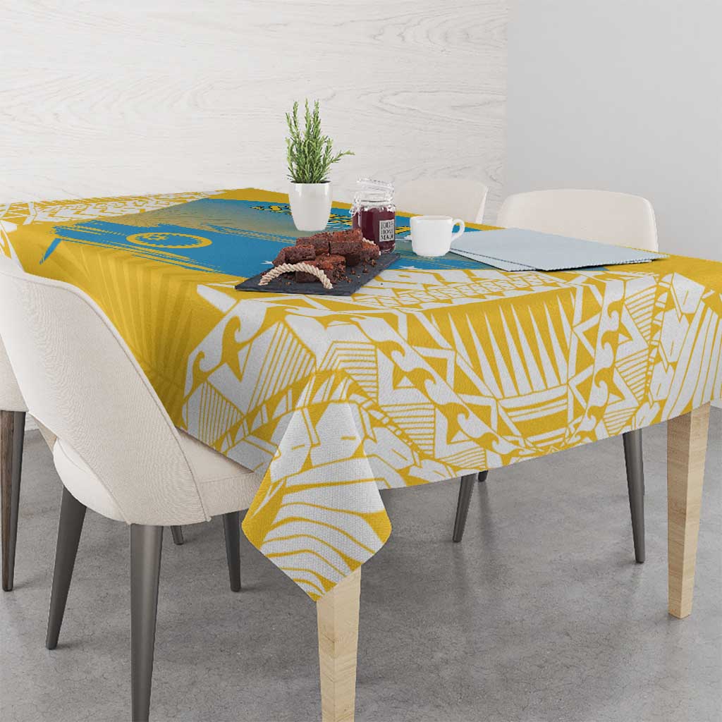 Vanuatu Sanma Day Tablecloth Special Style LT05 - Polynesian Pride