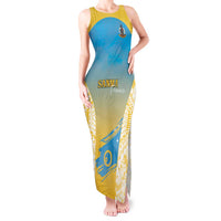 Personalised Vanuatu Sanma Day Tank Maxi Dress Special Style - Polynesian Pride