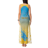 Personalised Vanuatu Sanma Day Tank Maxi Dress Special Style - Polynesian Pride