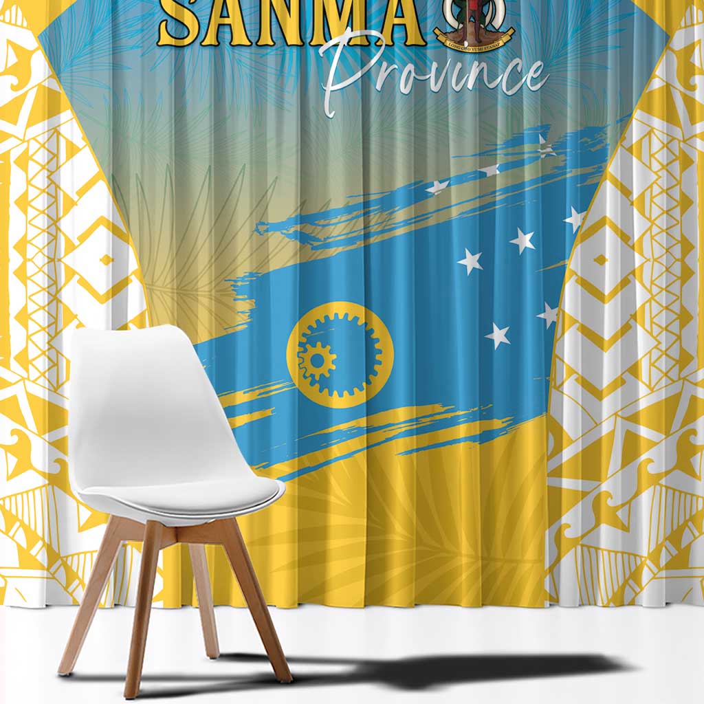 Vanuatu Sanma Day Window Curtain Special Style - Polynesian Pride