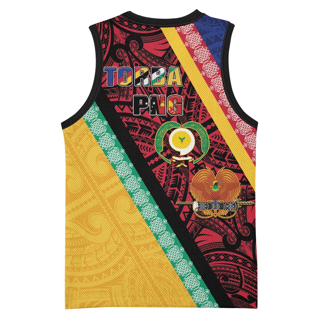 Love Torba PNG Day Basketball Jersey Together We Grow - Polynesian Pride