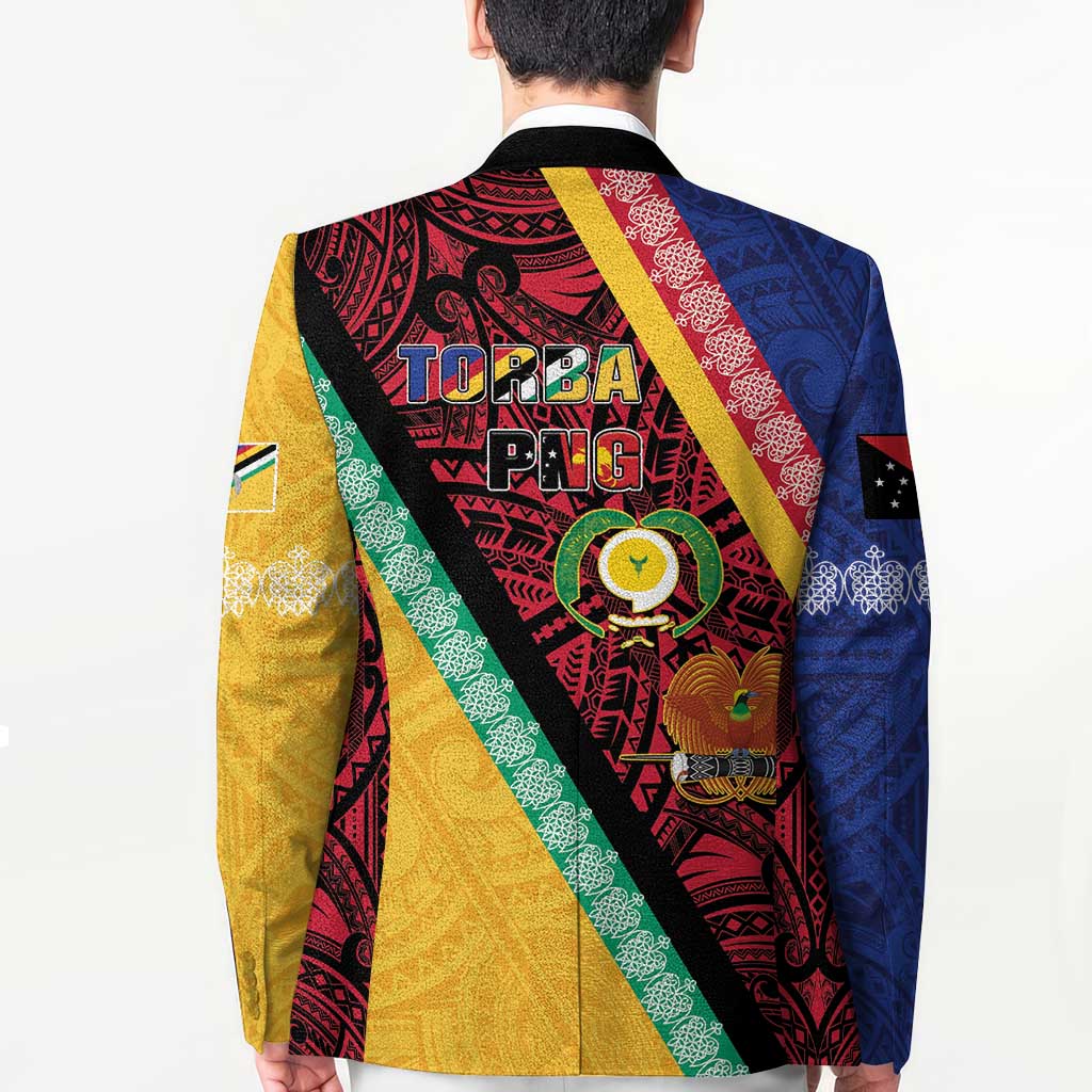 Love Torba PNG Day Blazer Together We Grow - Polynesian Pride