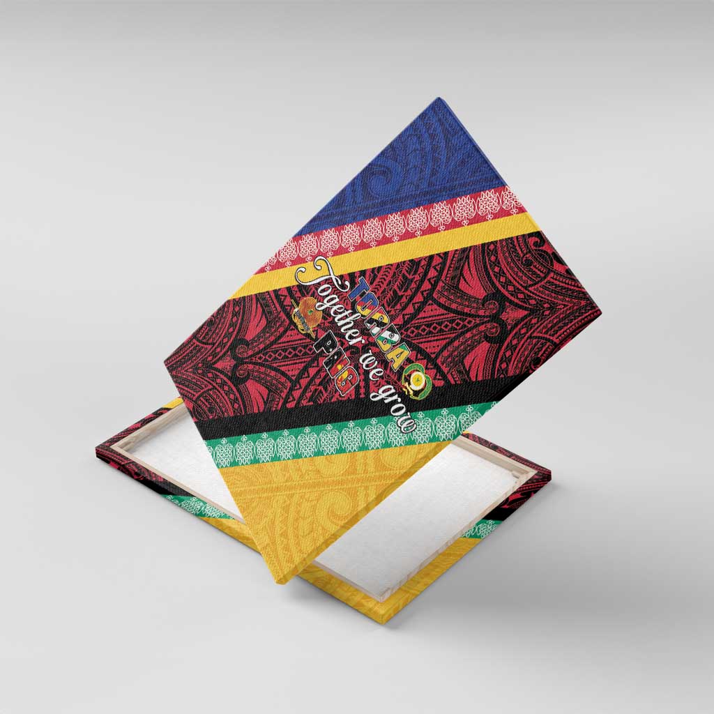 Love Torba PNG Day Canvas Wall Art Together We Grow - Polynesian Pride